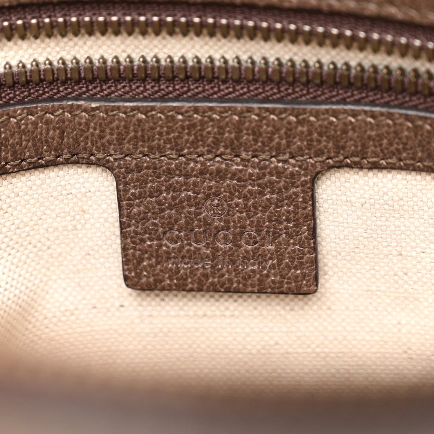 GG Supreme Monogram Web Small Ophidia Messenger Bag Brown
