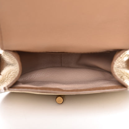 Chloe Metallic Calfskin Mini Marcie Round Crossbody Bag Gold 5 of 13