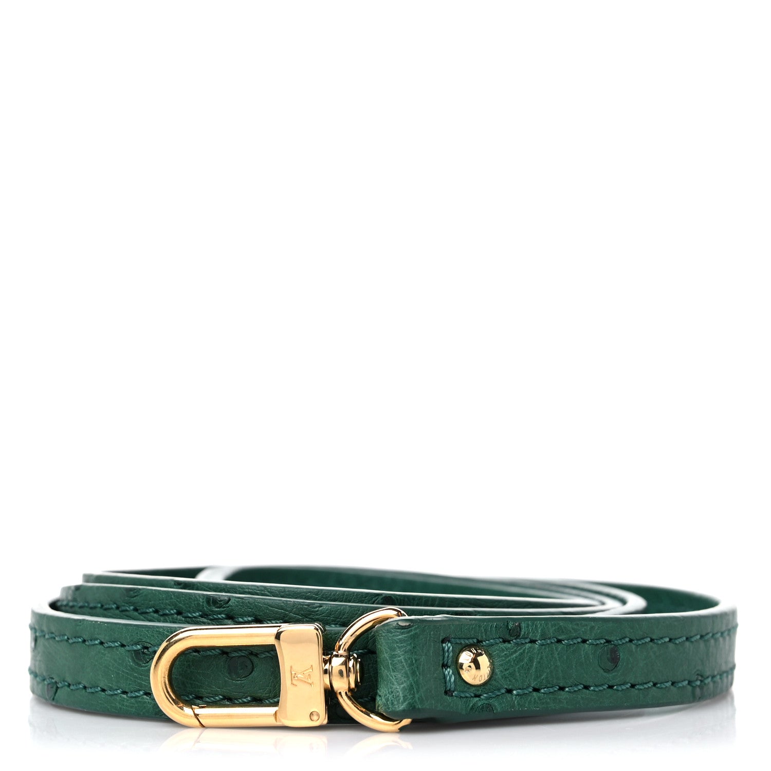 Louis Vuitton Ostrich Alma BB Shoulder Strap Menthe 1 of 3