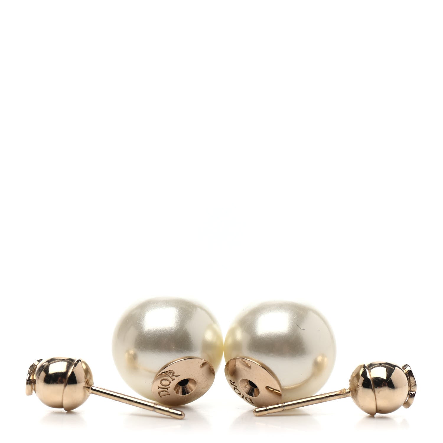 Christian Dior Pearl Tribal Earrings 3 of 4