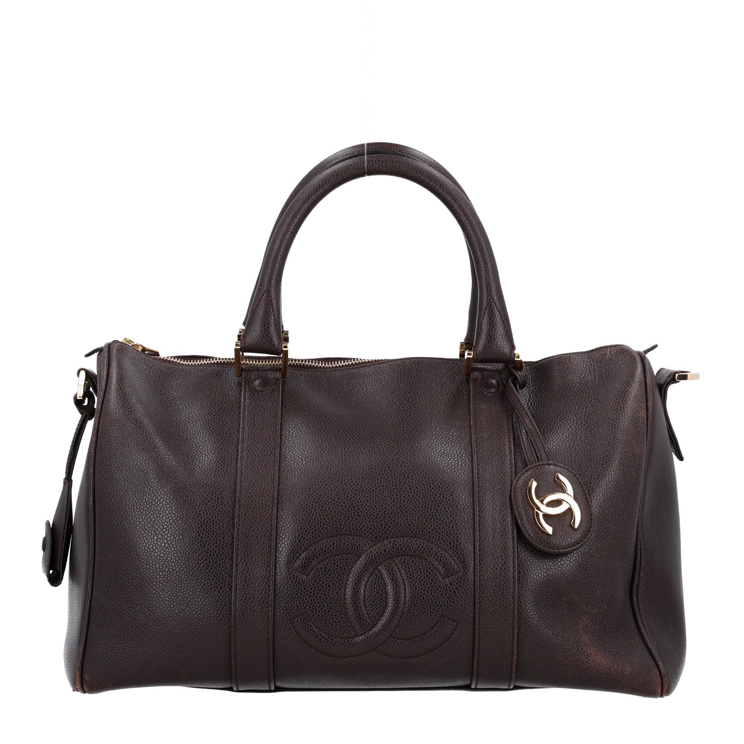 Chanel Caviar Timeless CC Duffel Bag Brown 1 of 11