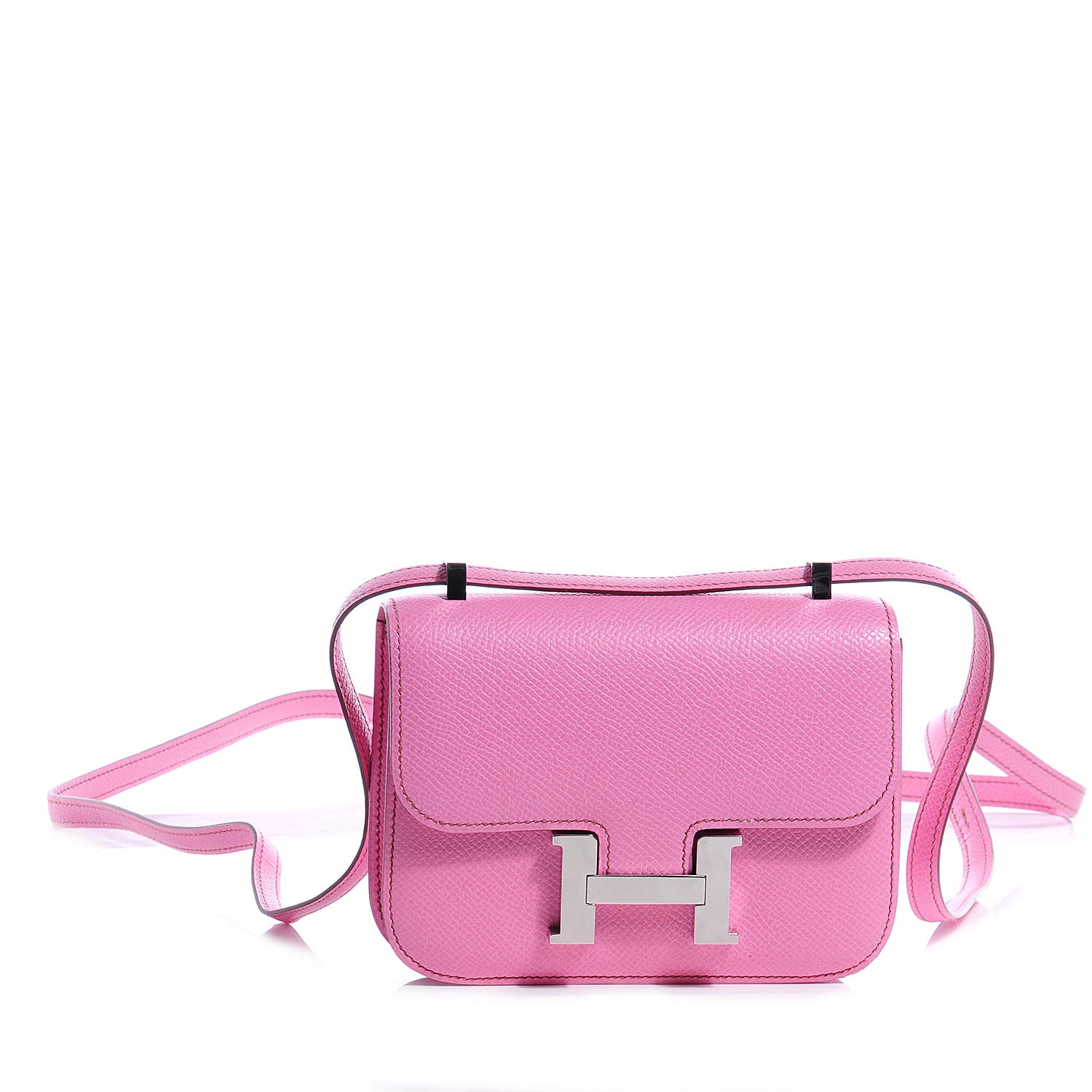 image of HERMES Epsom 14cm Micro Constance in the color 5P Pink by FASHIONPHILE