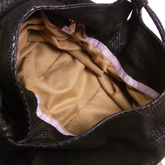 Snakeskin Rahmyn Black