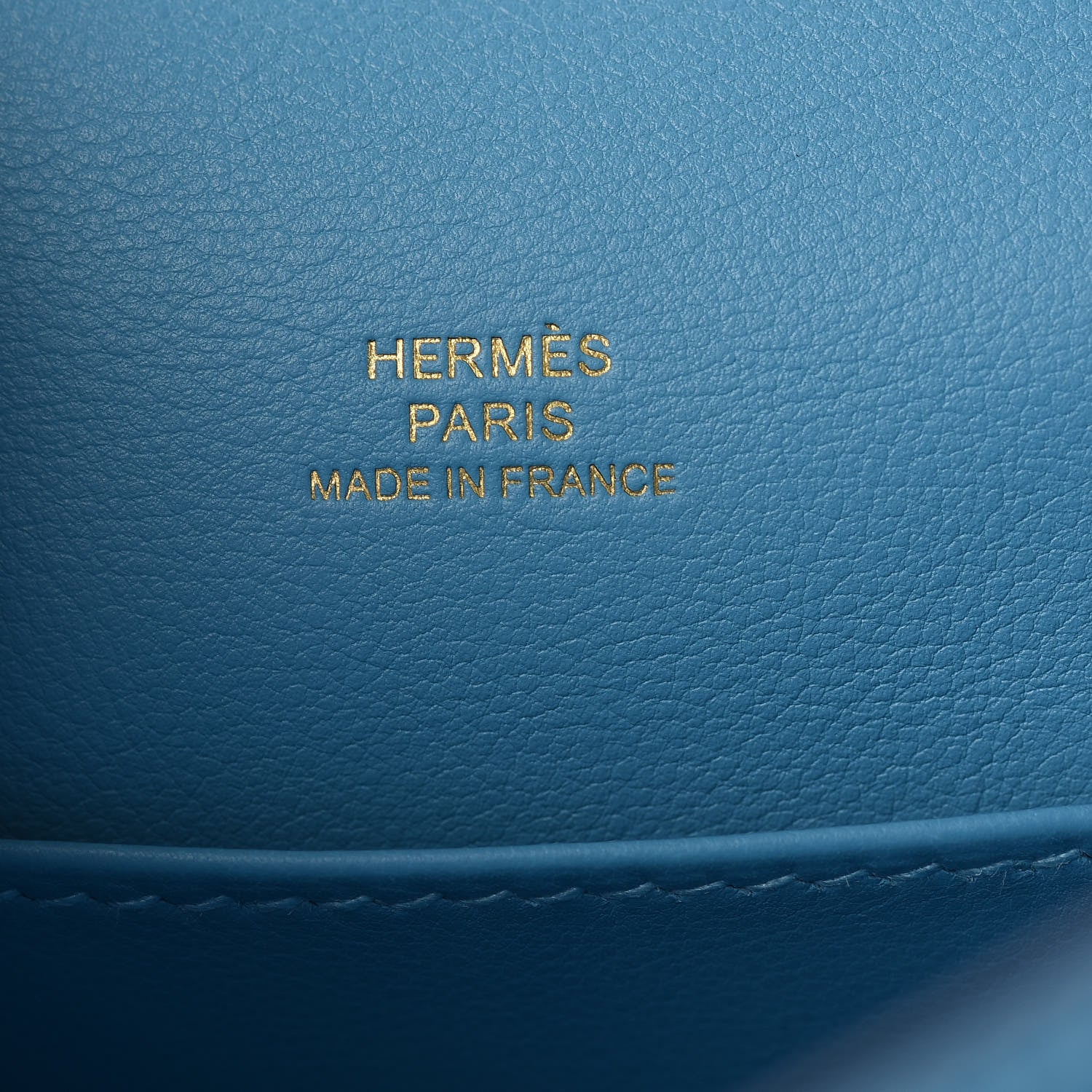 Hermes Swift Kelly Pochette Clutch Bleu Du Nord 16 of 32