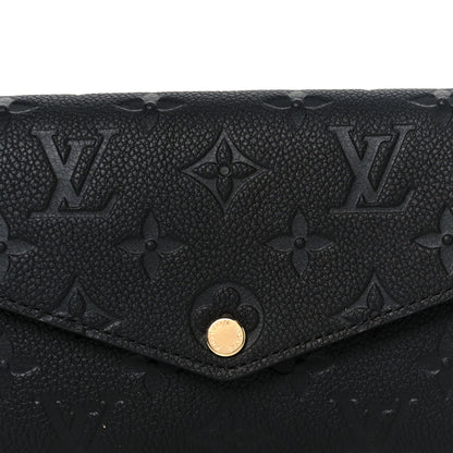 Louis Vuitton Empreinte Sarah Wallet NM Black 7 of 8