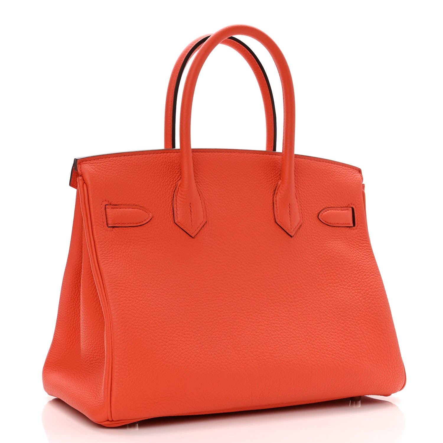Hermes Togo Birkin 30 Orange Poppy 3 of 10