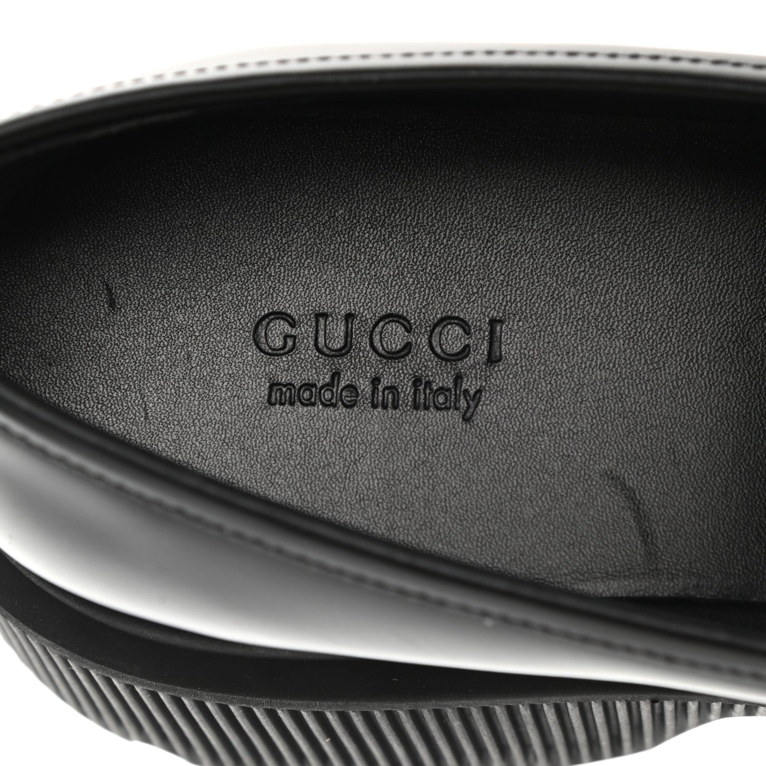 Gucci Cordovan Lux Dionysus Hunder Loafers 38.5 Black 7 of 9