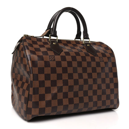 Louis Vuitton Damier Ebene Speedy 30 3 of 9