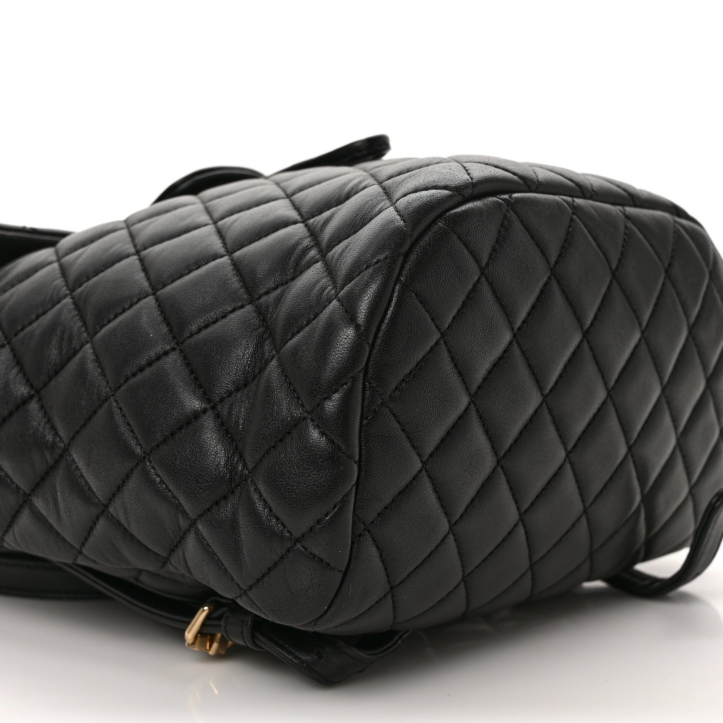 Lambskin Quilted Small Urban Spirit Backpack Black