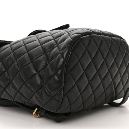 Chanel Lambskin Quilted Small Urban Spirit Backpack Black 7 of 8