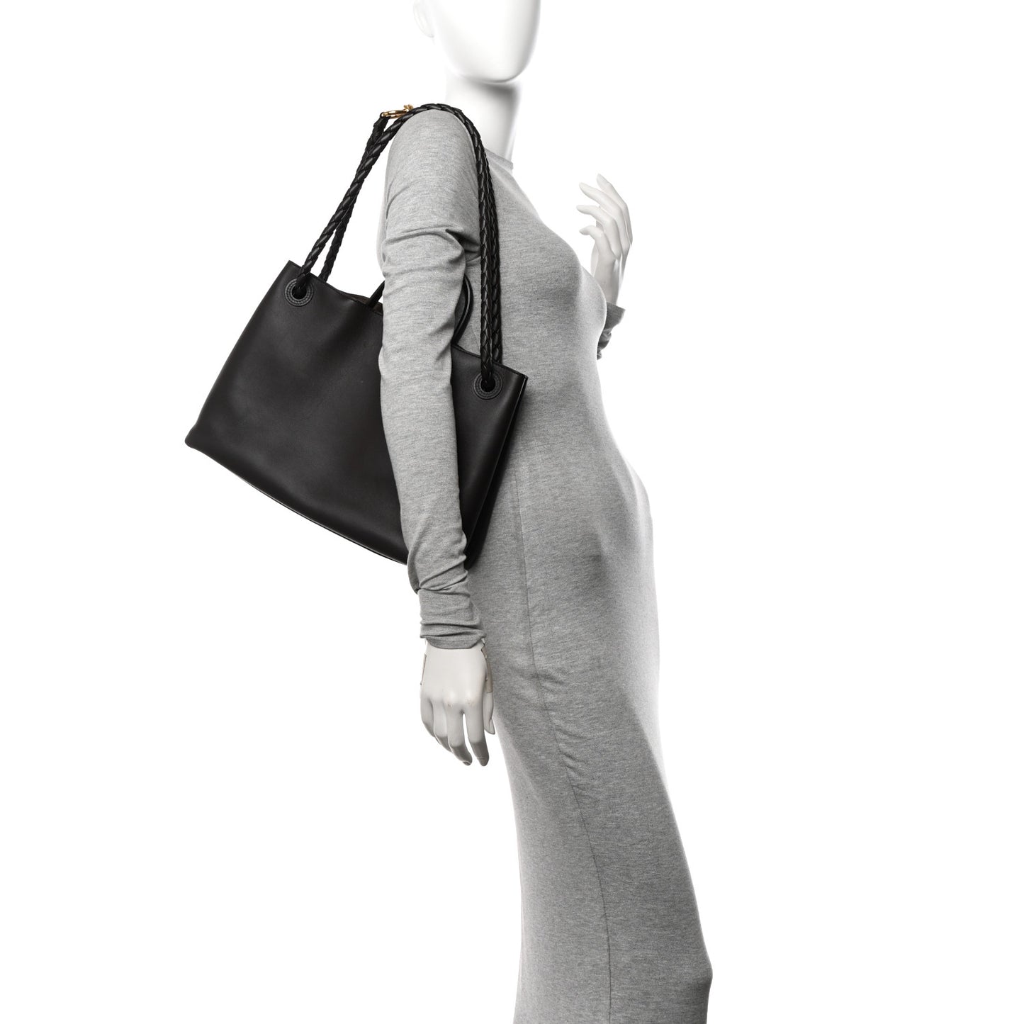 Silky Calfskin Medium Andiamo Shoulder Bag Fondant