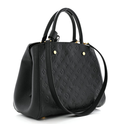 Louis Vuitton Empreinte Montaigne MM Black 2 of 13