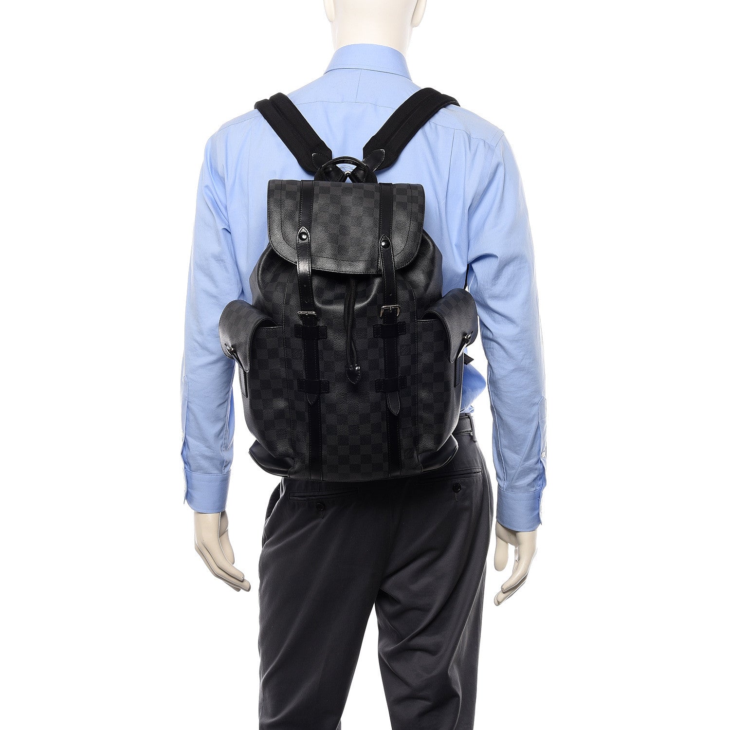 Louis Vuitton Damier Graphite Christopher PM Backpack 2 of 13