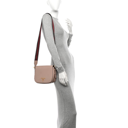 Prada Saffiano Flap Crossbody Cammeo 2 of 14