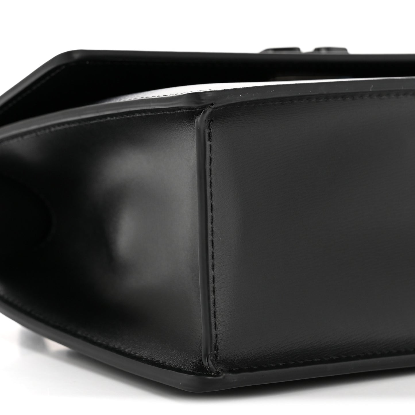 Calfskin Jitney 1.4 Top Handle Bag Black