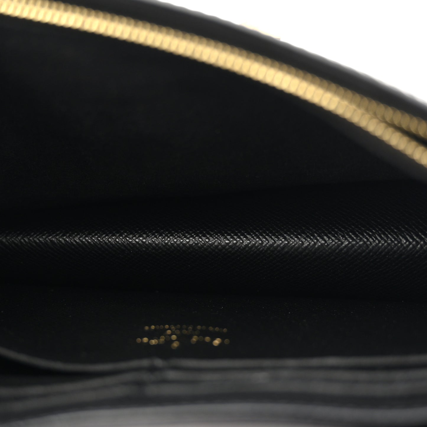Epi Twist Belt Chain Wallet Black