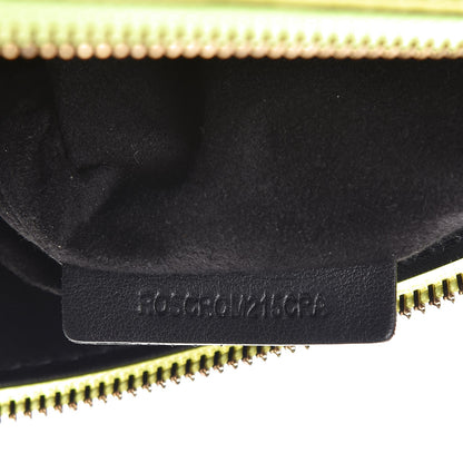 Burberry Soft Calfskin Large Duncan Zip Pouch Neon Yellow 8 of 8