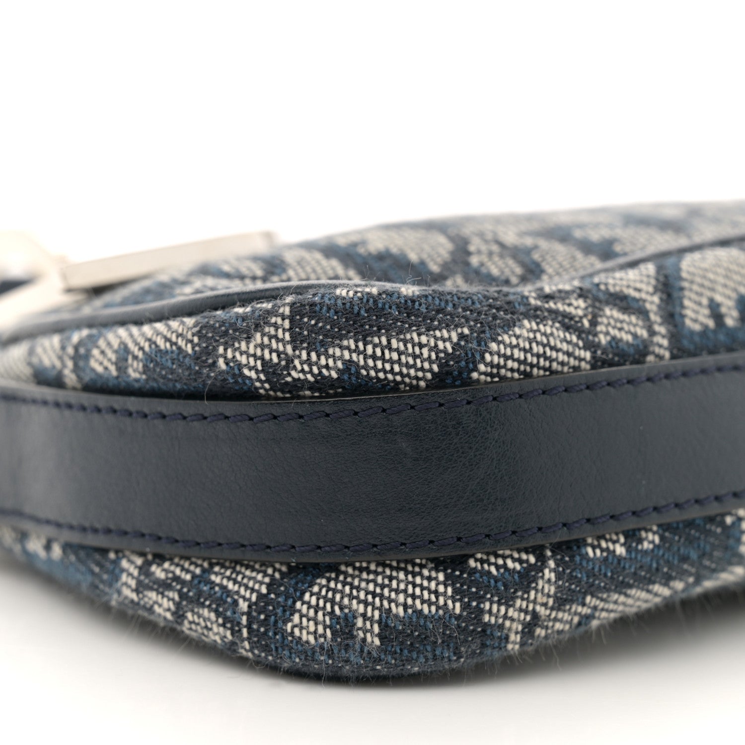 Christian Dior Monogram Shoulder Bag Pochette Blue 9 of 13