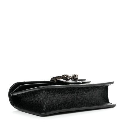 Gucci Jacquard Black Denim GG Monogram Super Mini Dionysus Shoulder Bag Black Ivory 4 of 10