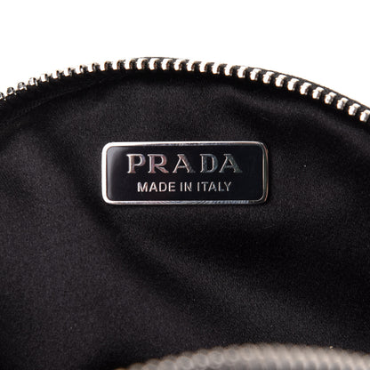 Prada Satin Crystal Round Shoulder Bag Cristal 6 of 11
