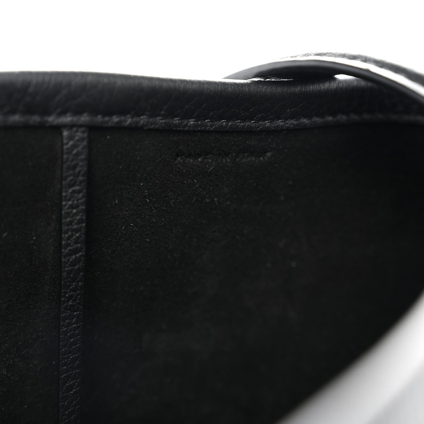 Grained Calfskin Medium N/S Park Tote Black