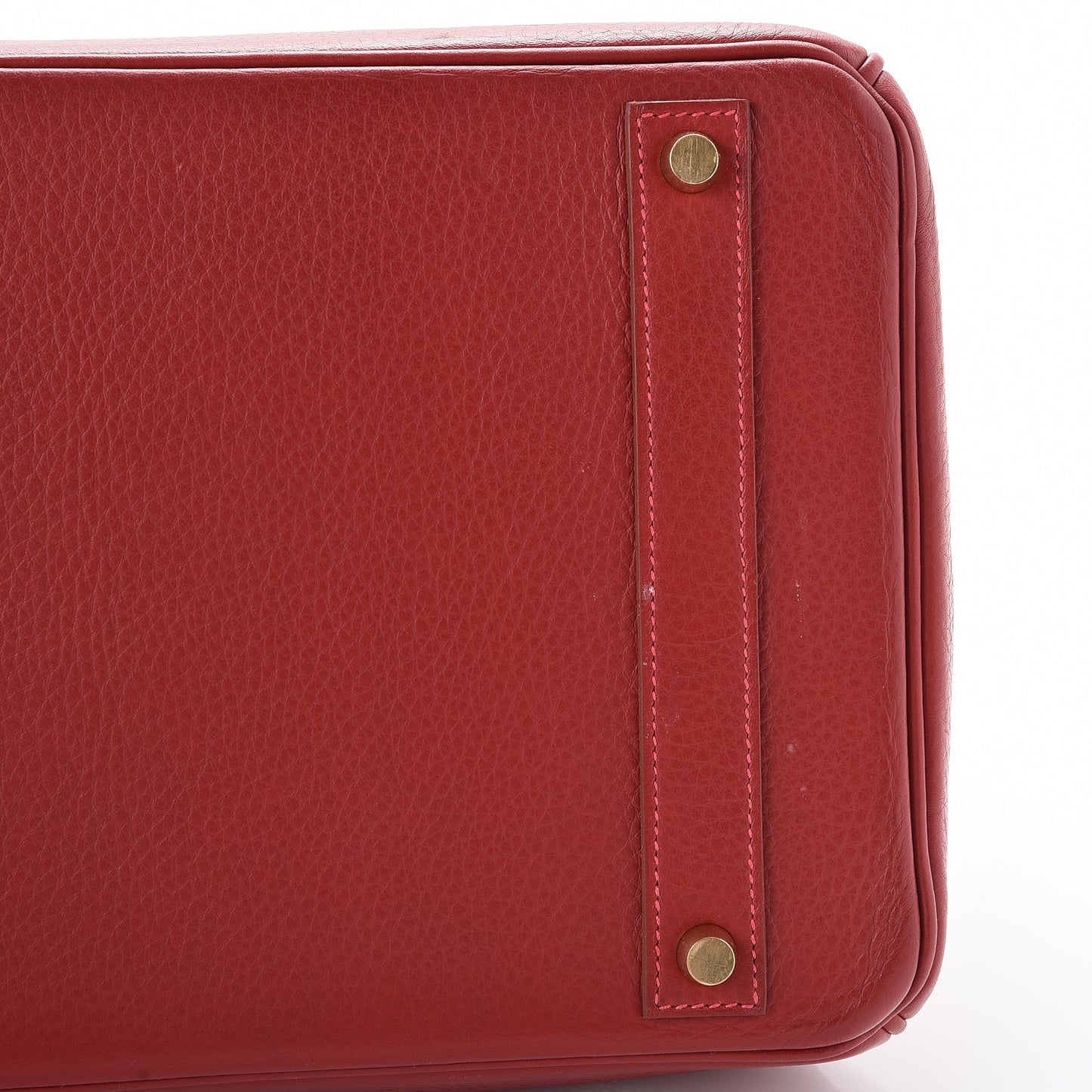 Taurillon Clemence Birkin 40 Rouge Casaque