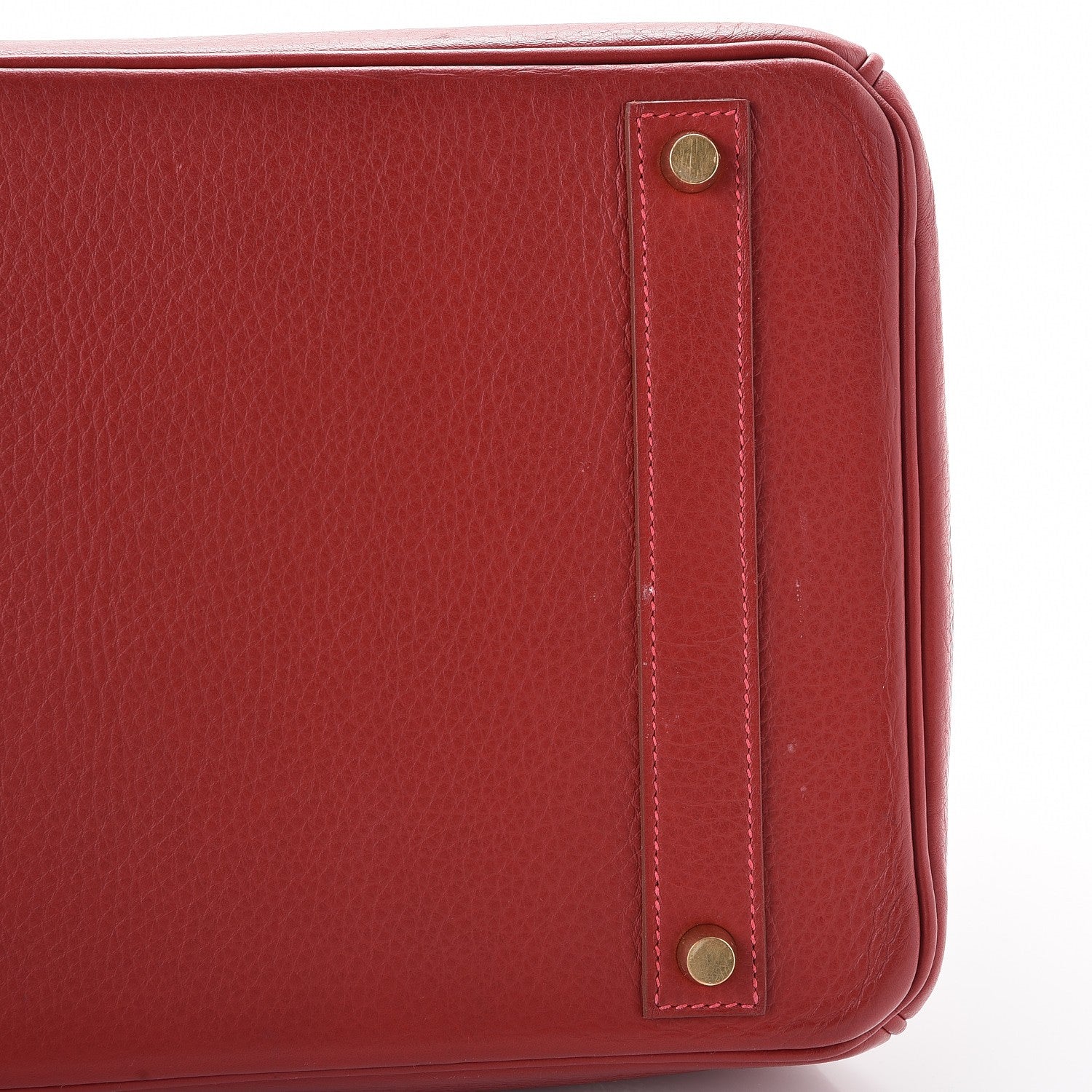Hermes Taurillon Clemence Birkin 40 Rouge Casaque 46 of 46