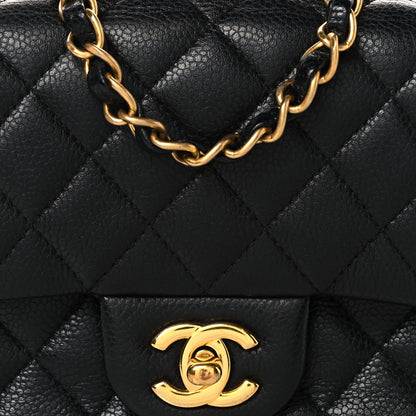 Chanel Caviar Quilted Mini Square Flap Black 8 of 10