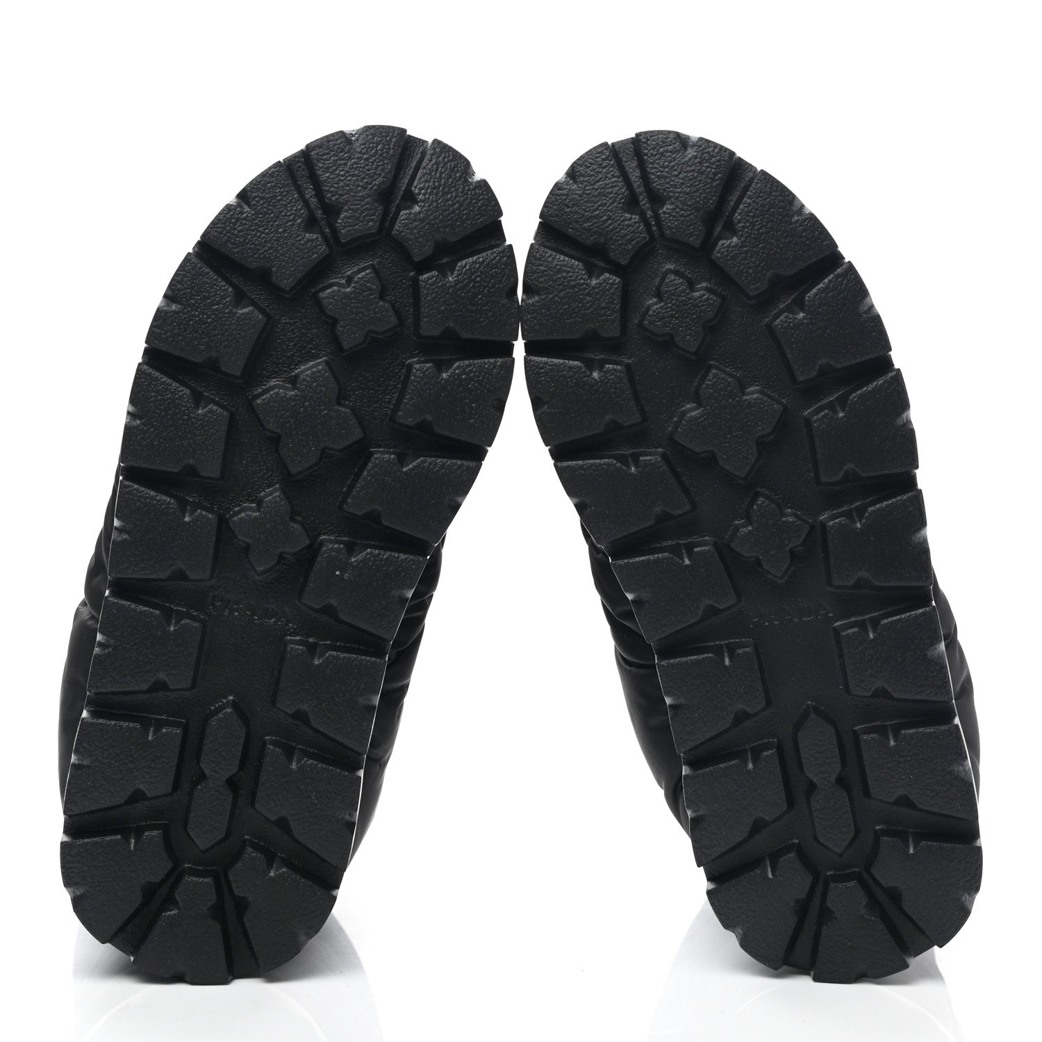 Prada Re-Nylon Piuma Triangle Logo Padded Drawcord 20mm Snow Boots 38 Black 5 of 7
