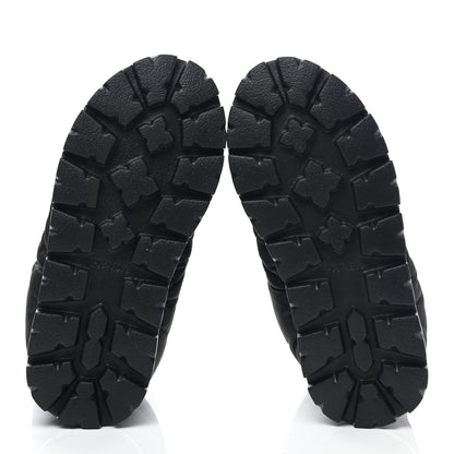 Prada Re-Nylon Piuma Triangle Logo Padded Drawcord 20mm Snow Boots 38 Black 5 of 7