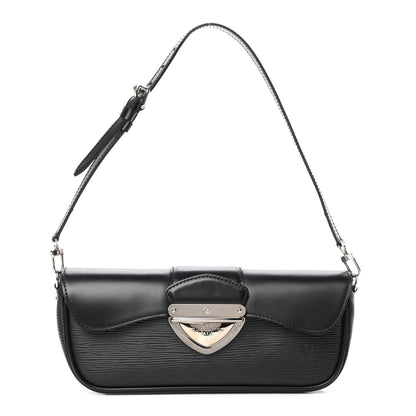 Louis Vuitton Epi Montaigne Clutch Black 1 of 4