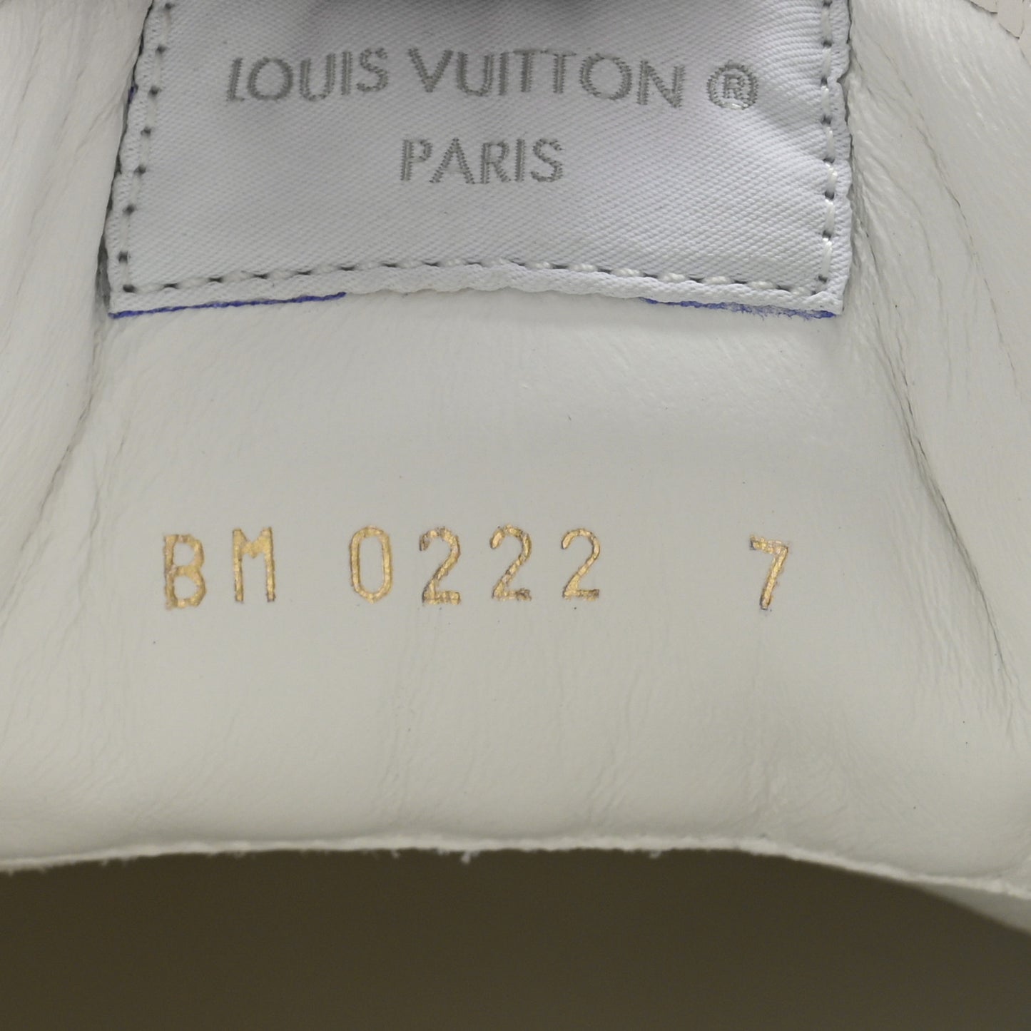 Iridescent Textile Monogram Calfskin Mens Run Away Sneakers 7 White