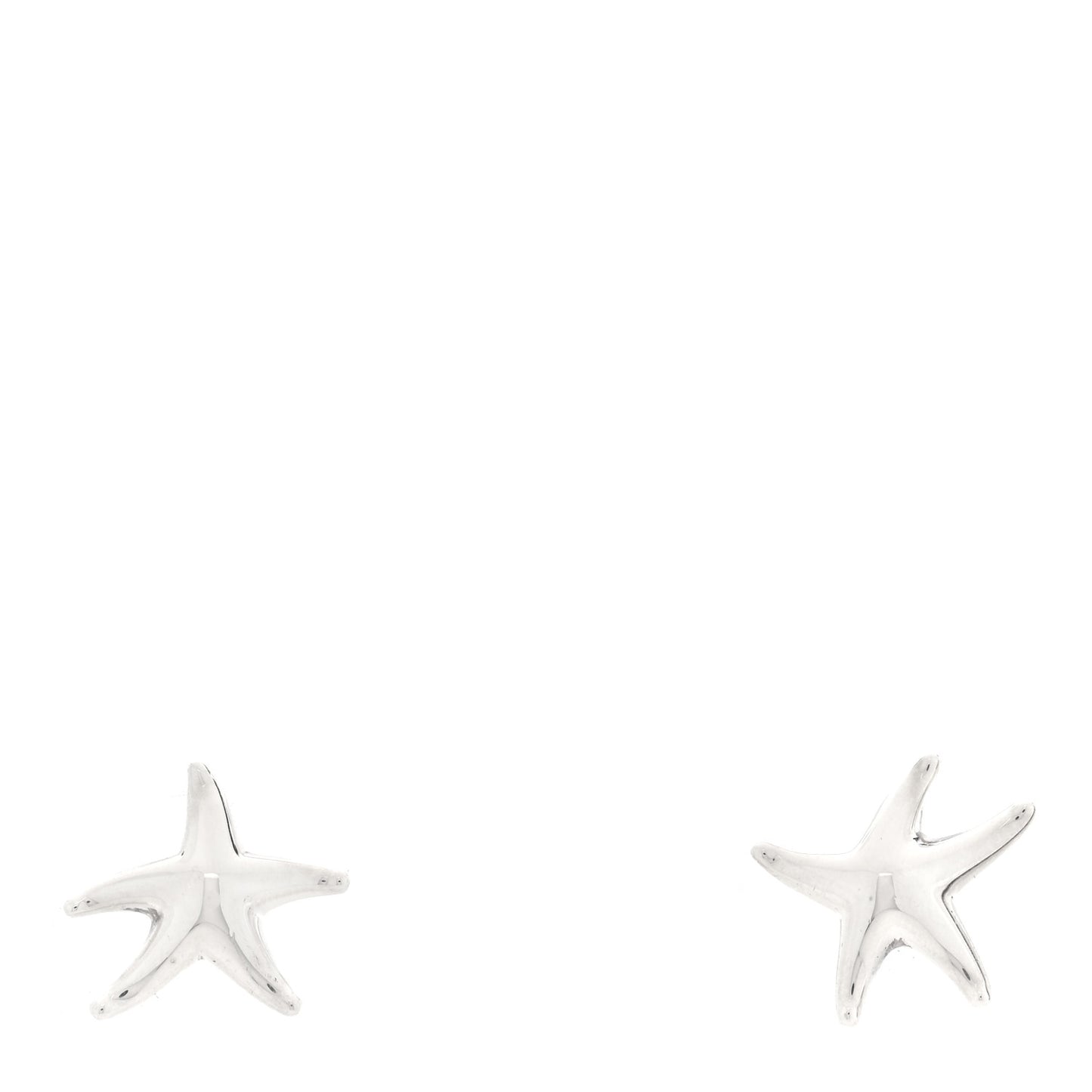 Sterling Silver 15mm Elsa Peretti Starfish Earrings