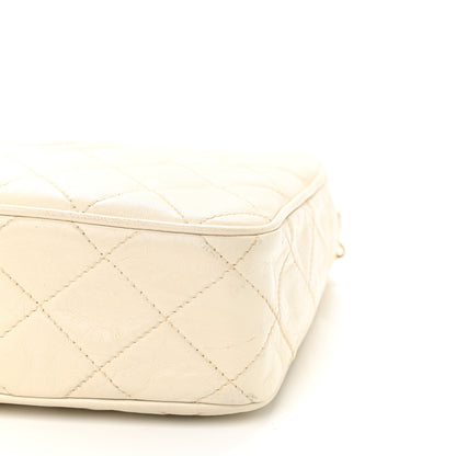 Chanel Lambskin Quilted Tassel Camera Case White 5 of 17