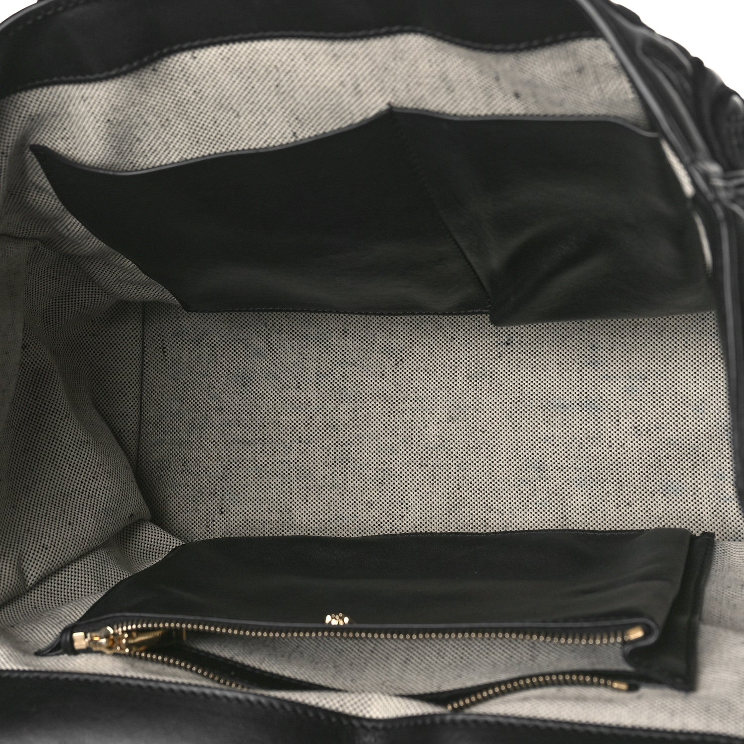 Versace Calfskin Embroidered Medium Baroque Palazzo Empire Bag Black 4 of 13