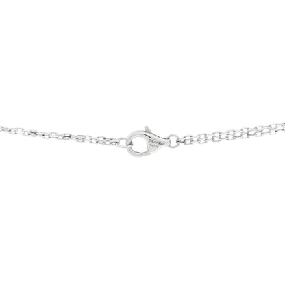 Cartier 18K White Gold 2 Diamond LOVE Necklace 6 of 7