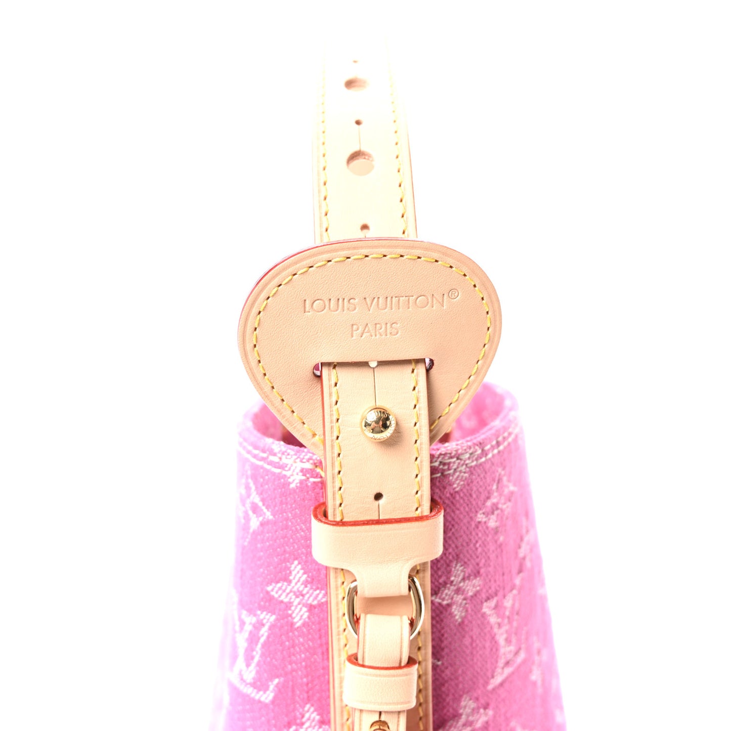 Monogram Denim All In BB Fuchsia