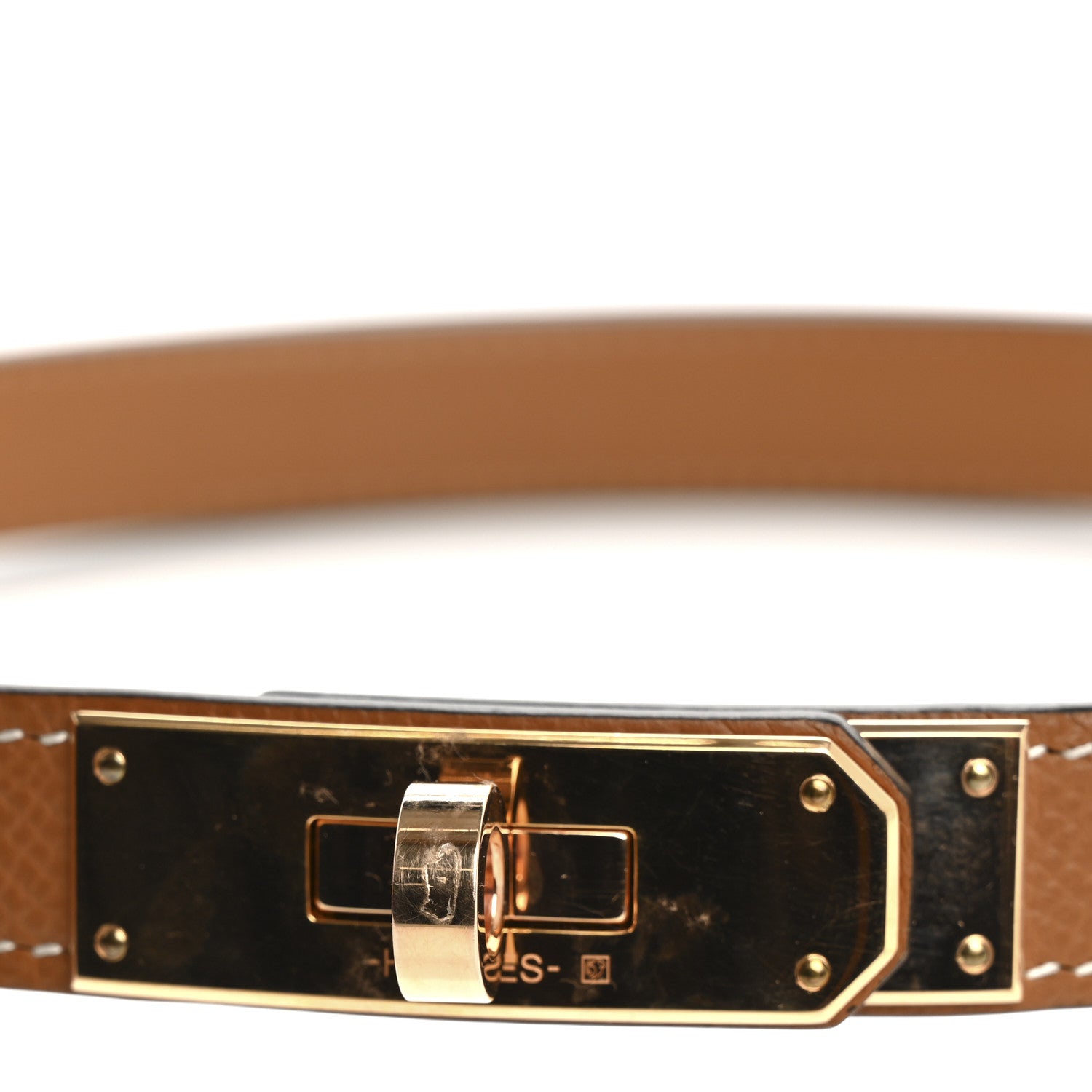 Hermes Epsom Kelly Belt Gold 4 of 4