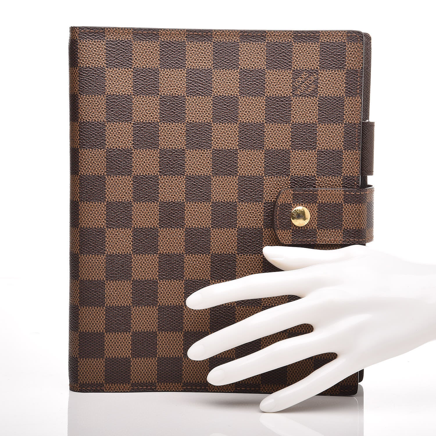 Louis Vuitton Damier Ebene Large Ring Agenda Cover 2 of 7
