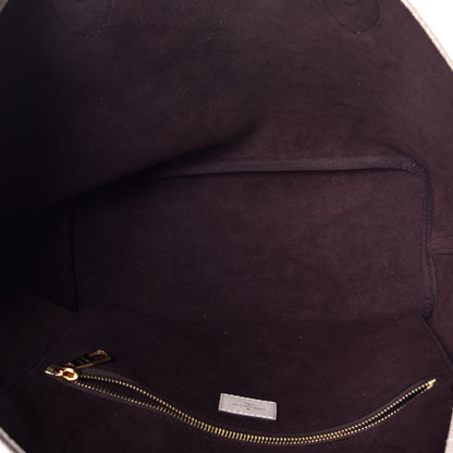 Louis Vuitton Empreinte Monogram Giant Neverfull MM Cream 5 of 8