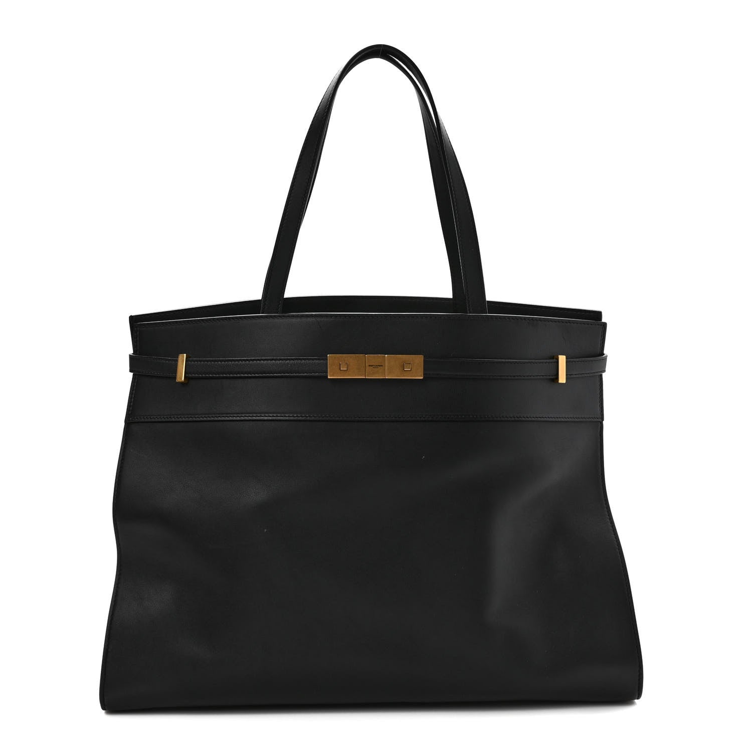 Saint Laurent Calfskin Medium Manhattan Shopper Tote Black 1 of 9