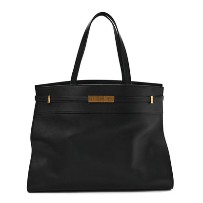 Saint Laurent Calfskin Medium Manhattan Shopper Tote Black 1 of 9