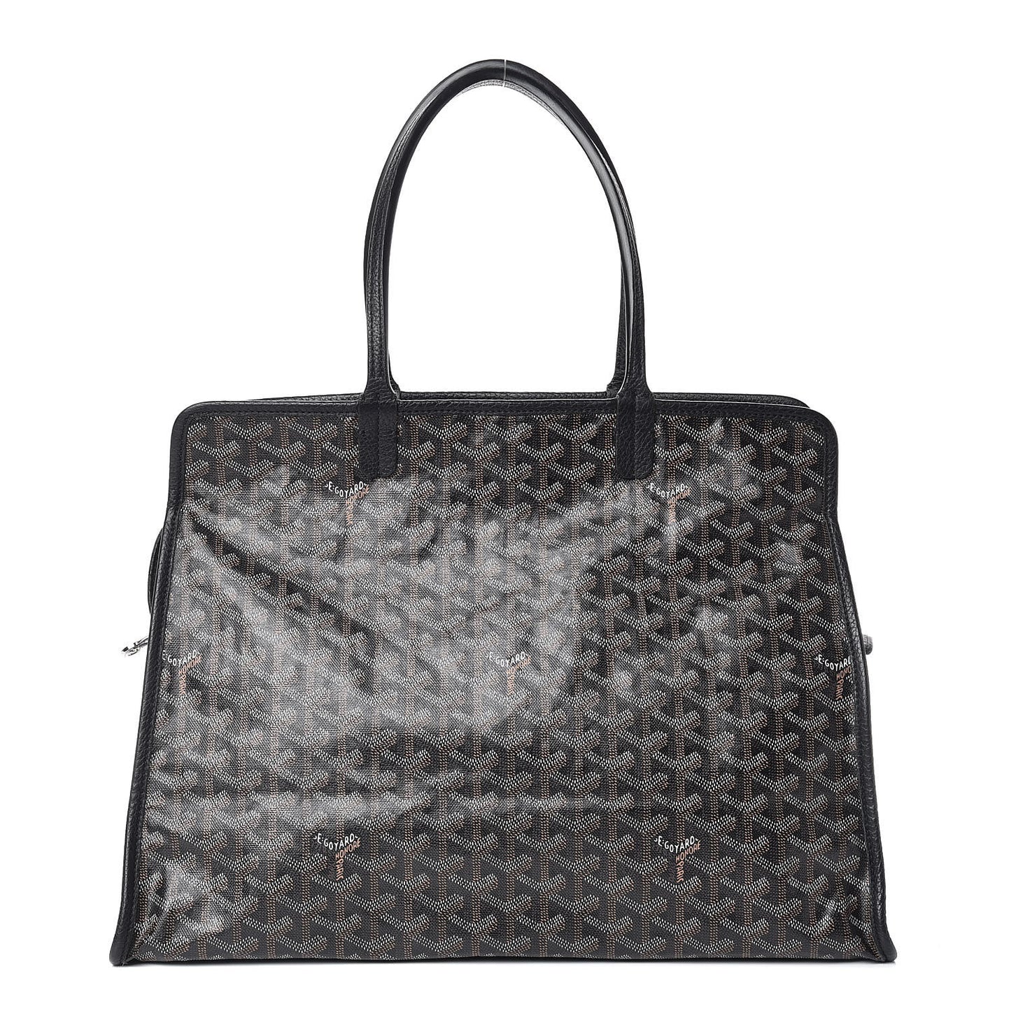 Goyardine Sac Hardy Pet Carrier PM Black