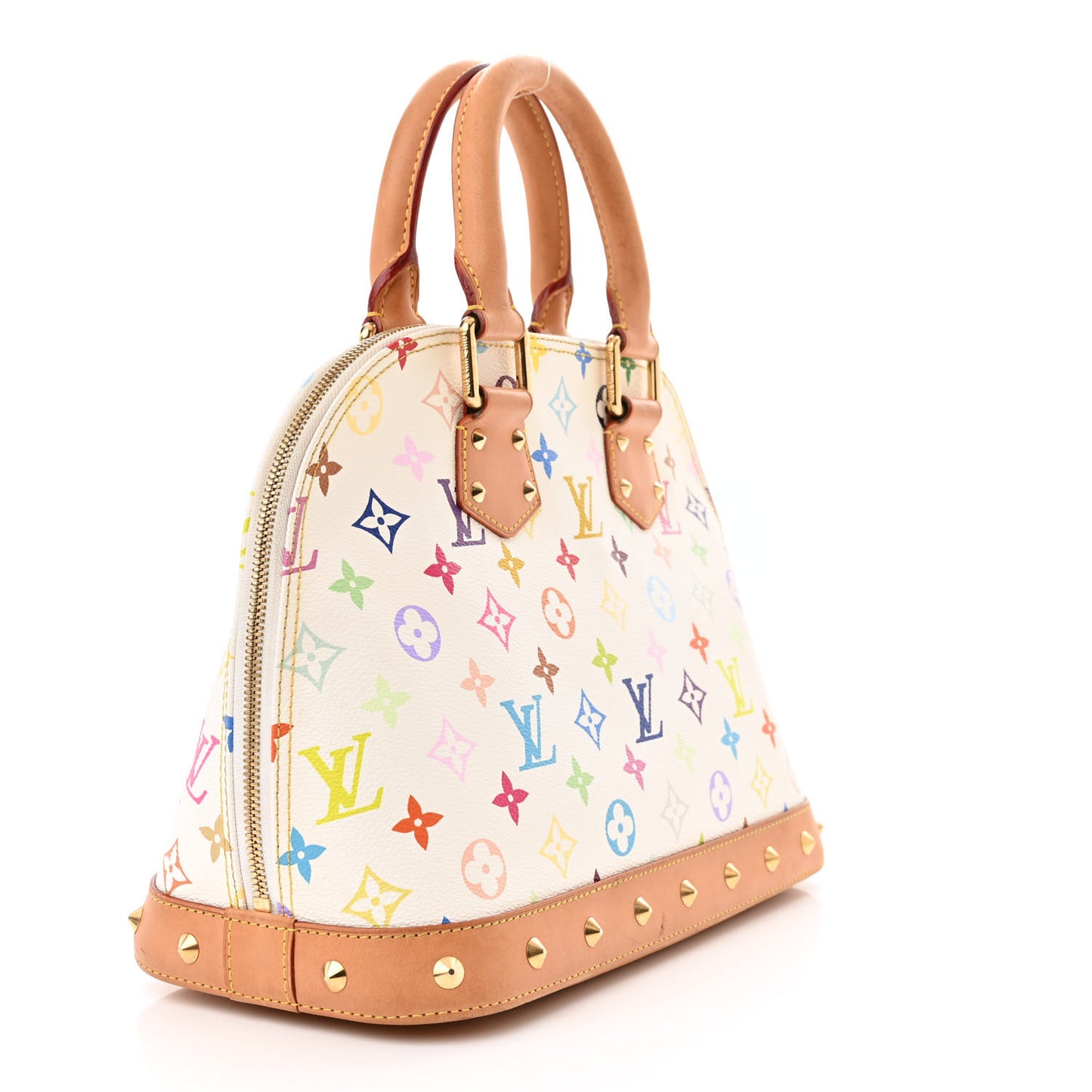 Monogram Multicolor Alma PM White