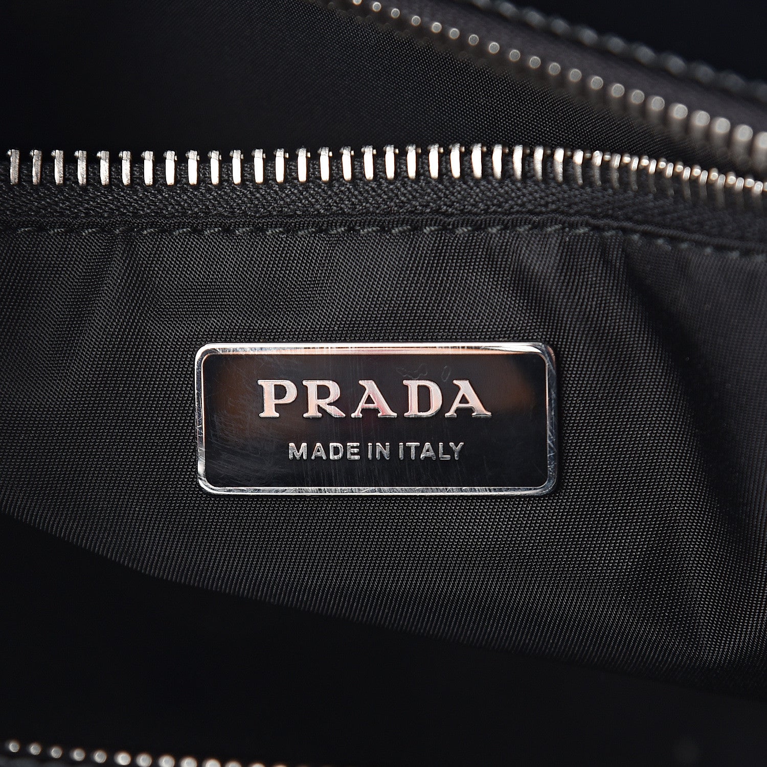 Prada Tessuto Nylon Spazzolato Small Ouverture Top Handle Bag Black 5 of 8