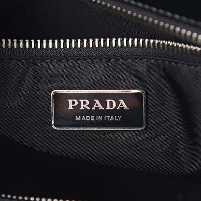 Prada Tessuto Nylon Spazzolato Small Ouverture Top Handle Bag Black 5 of 8