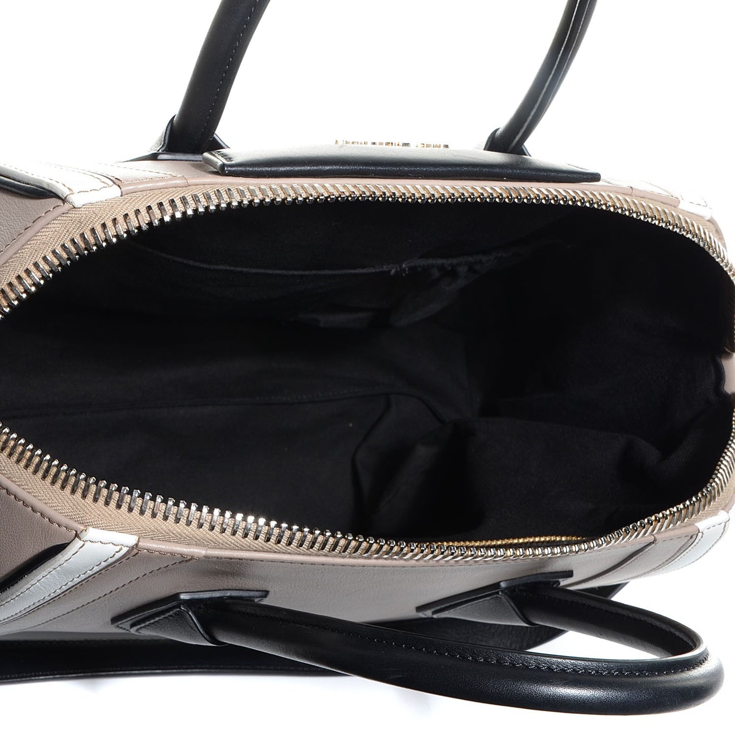 Calfskin Medium Tri-Color Antigona Beige Black White