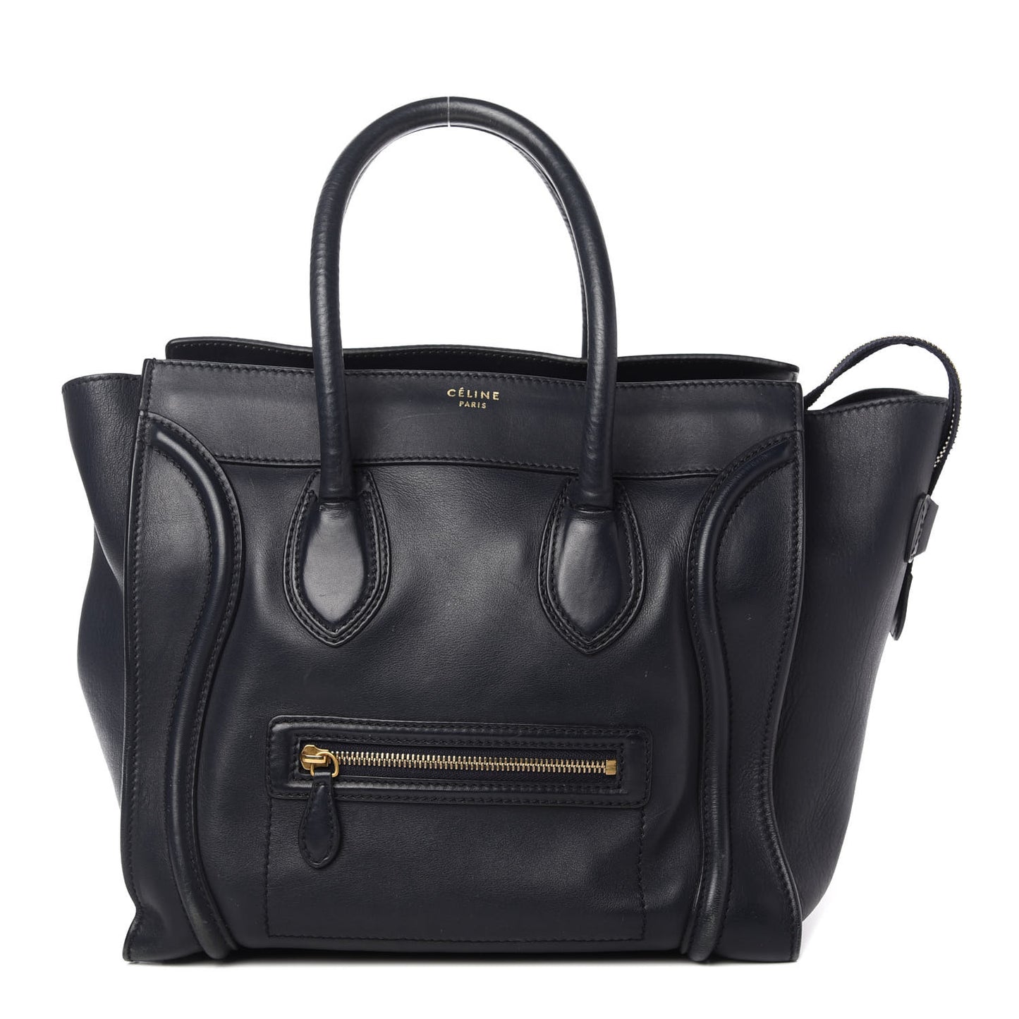 Smooth Calfskin Mini Luggage Midnight