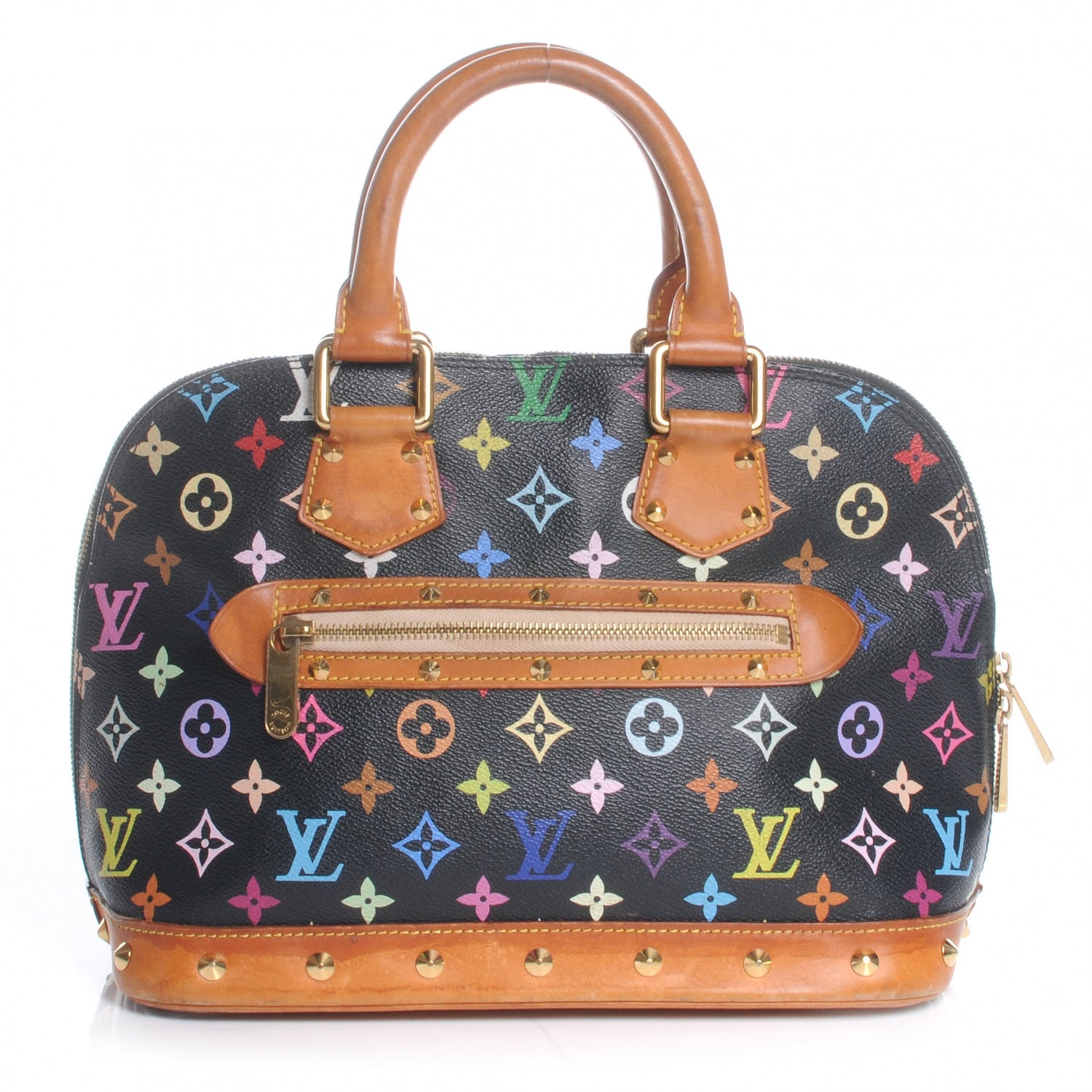 Louis Vuitton Monogram Multicolor Alma Black 1 of 8