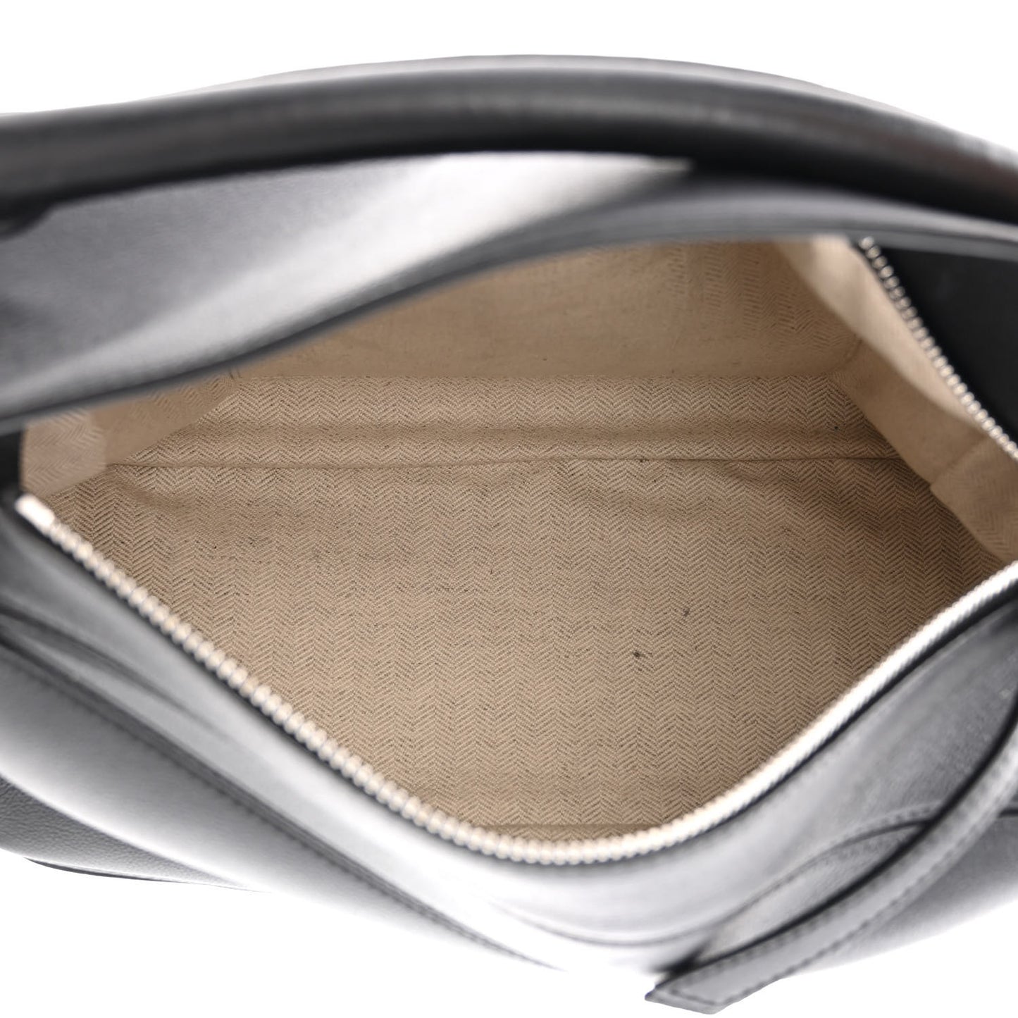 Calfskin Medium Puzzle Bag Black